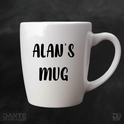 Custom Text Mug Decal