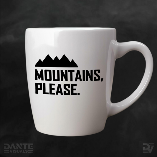 Mountains Please Sticker