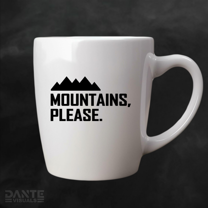 Mountains Please Sticker