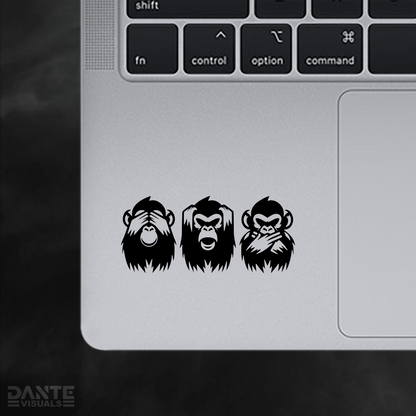 Three Wise Monkeys Sticker